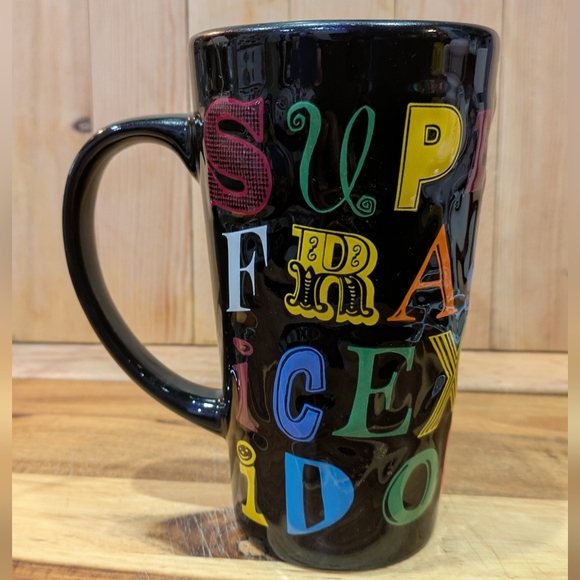 Disney Other - Disney Black Mug with Colorful Letters Mary Poppins